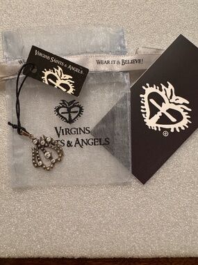 VSA Virgins Saints & Angels - Allah Crystal Pendant Charm - Marked 925